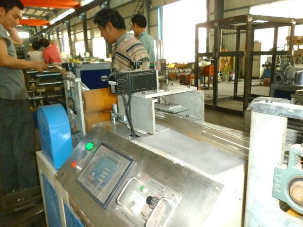 廣東客戶微噴帶生產線驗（yàn）收現場